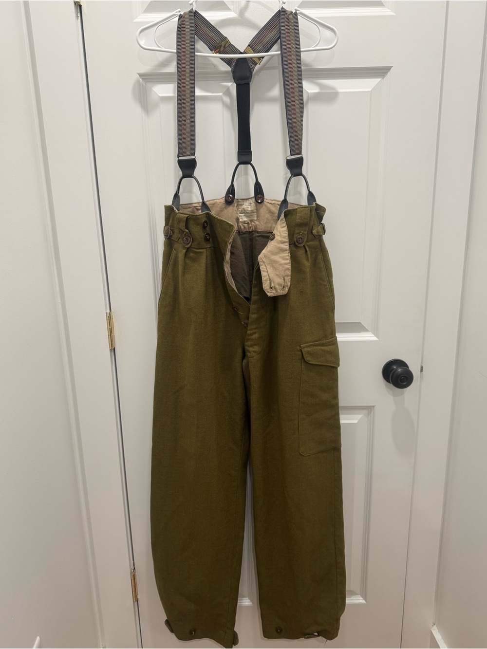 Vintage 1952 Australian Army Wool Trousers Korean way